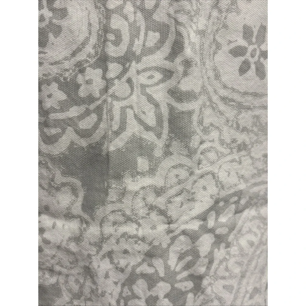 Tommy Hilfiger Curtain Panels, 2, Gray and White, 90